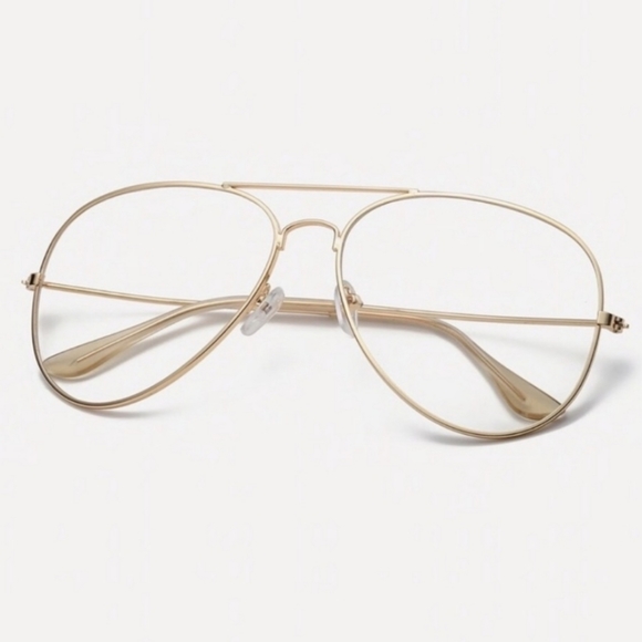 Accessories - ❗LAST ONE ❗"So Stylish" Clear Aviator Sunglasses